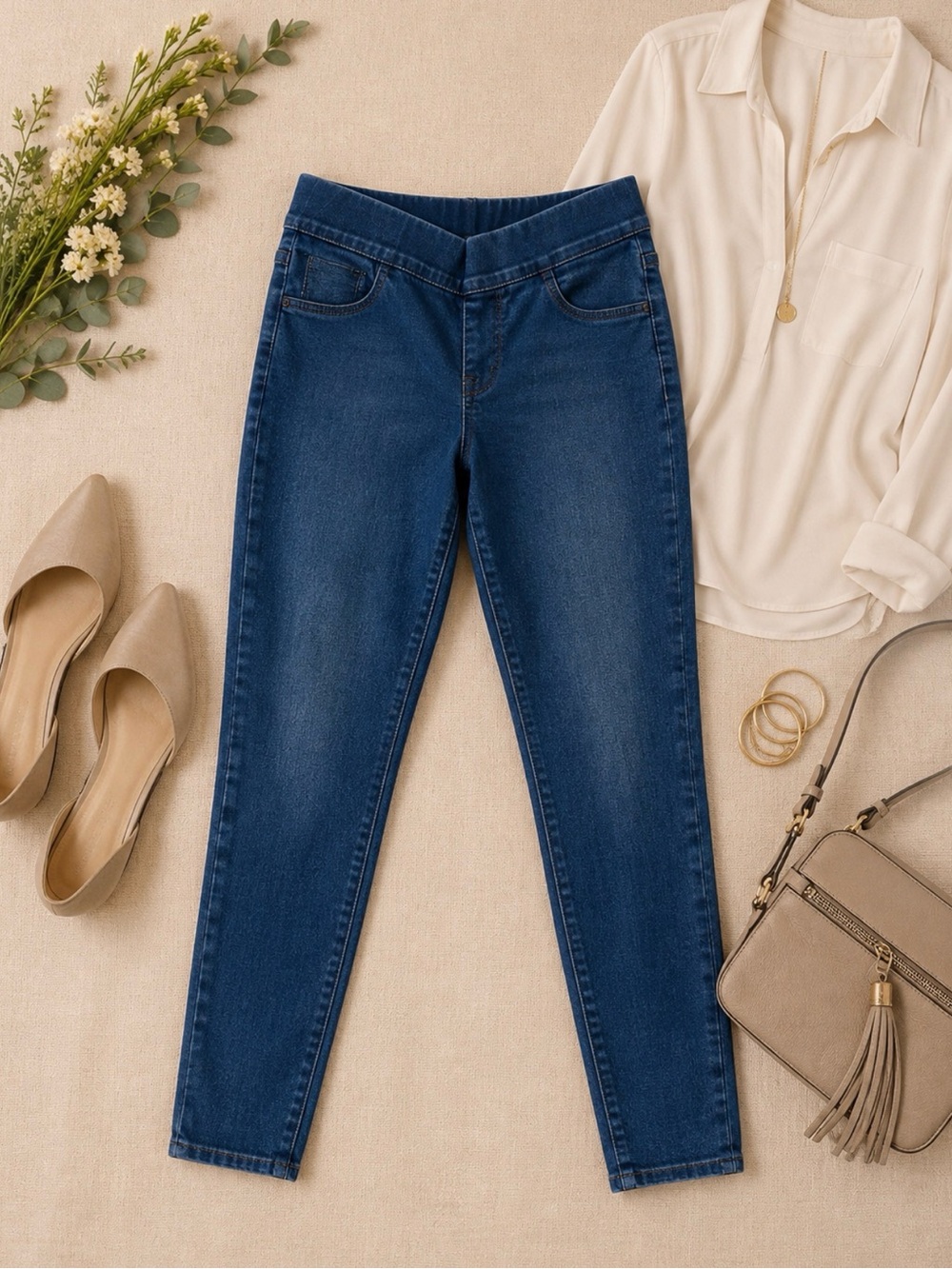 Super Skinny Pull On Jegging